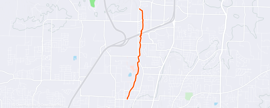 Карта физической активности (Afternoon Run)