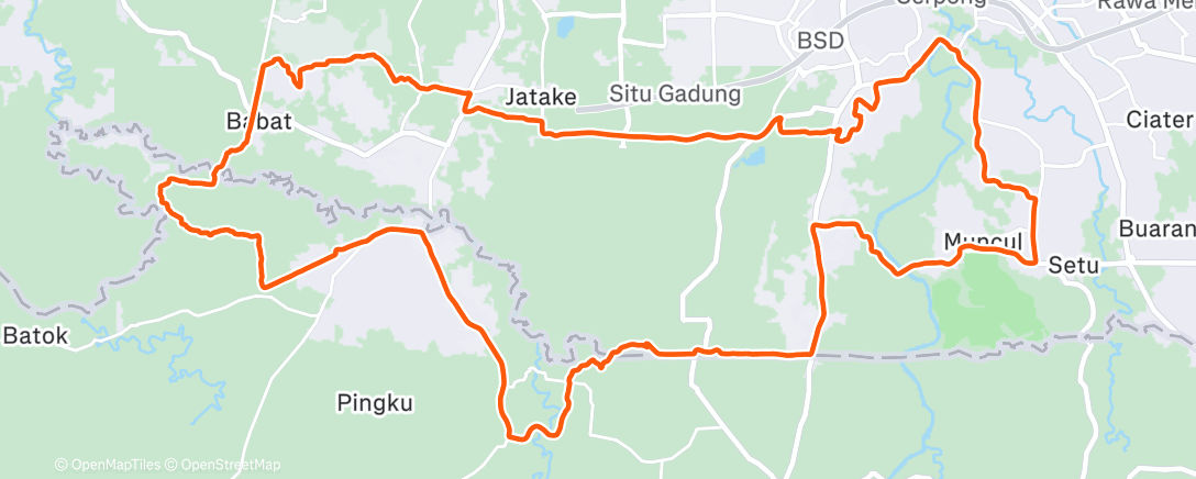 Map of the activity, blusukan akhir tahun