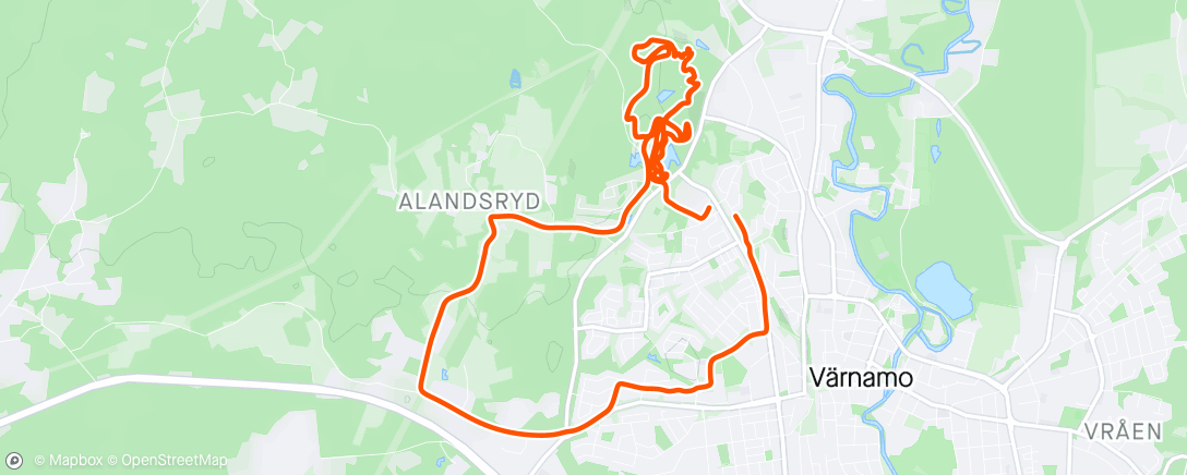 Mappa dell'attività Afternoon Ride