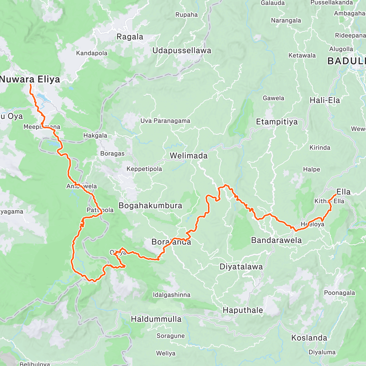 Map of the activity, Sri Lanka BPday5- Merry Christmas 🎄