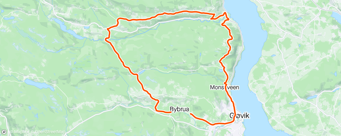 Map of the activity, Naturlig intervall