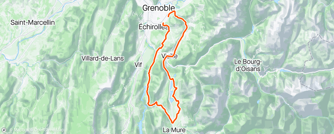 Map of the activity, Endurance 🏔️