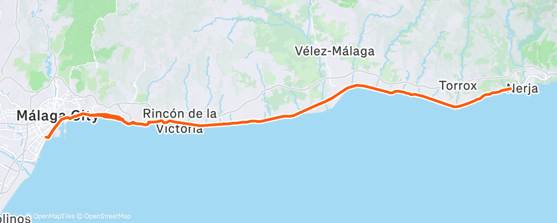 Карта физической активности (Afternoon Ride)