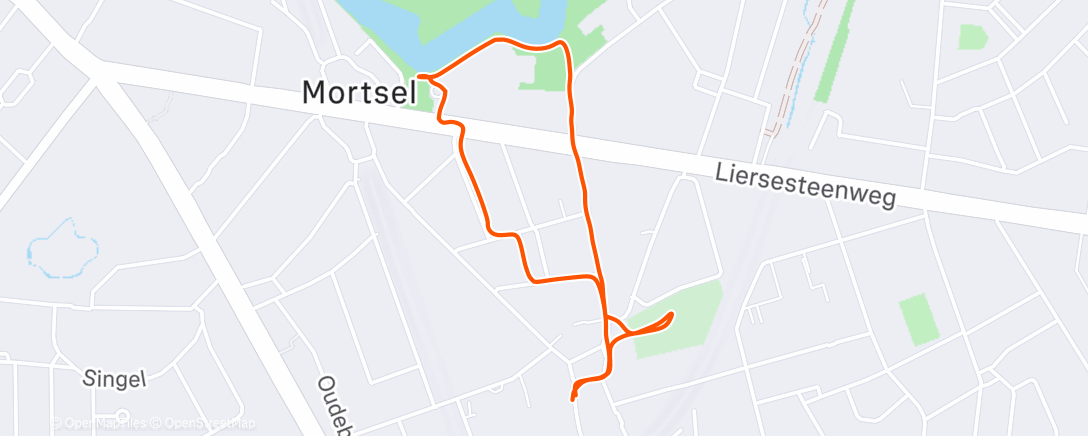 Карта физической активности (Namiddagwandeling)