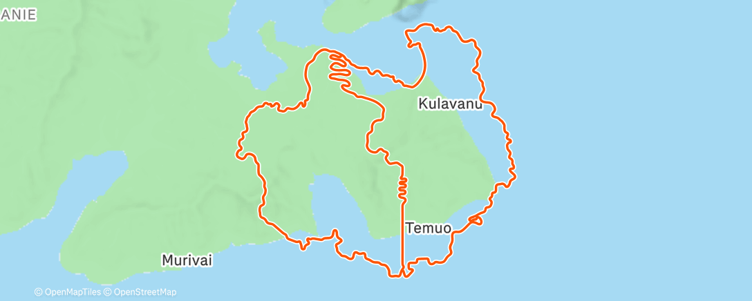 Map of the activity, Zwift - Sugar Cookie in Watopia
