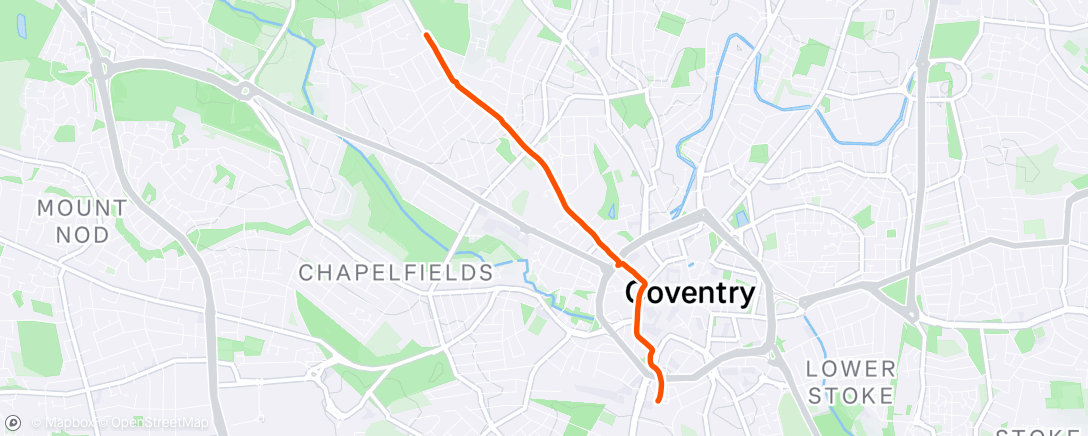 Map of the activity, Met a pretty woman on the way home