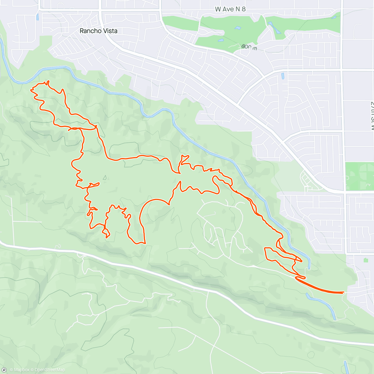 Map of the activity, Saturday Morning MTB w/ Chicken Joe and the eCrew