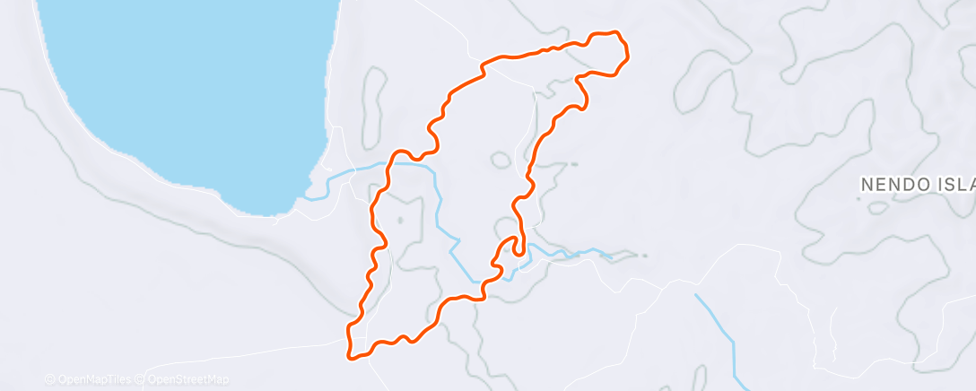 Map of the activity, Zwift - Group Ride: Team CLS This 'n' That (B) on Flatland Loop in Makuri Islands
