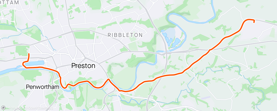 Map of the activity, First ride to work of the year