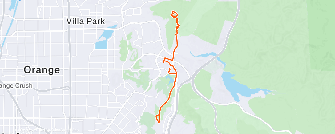 Map of the activity, Afternoon Ride