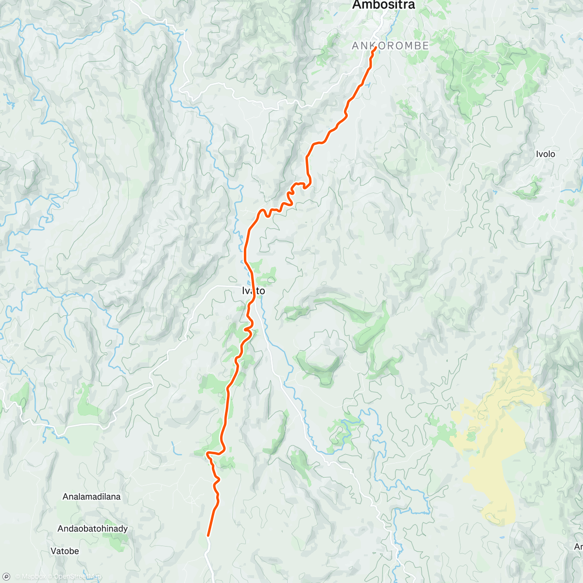 Map of the activity, ROUVY - GWA Madagascar | Stage 5 - Ambositra