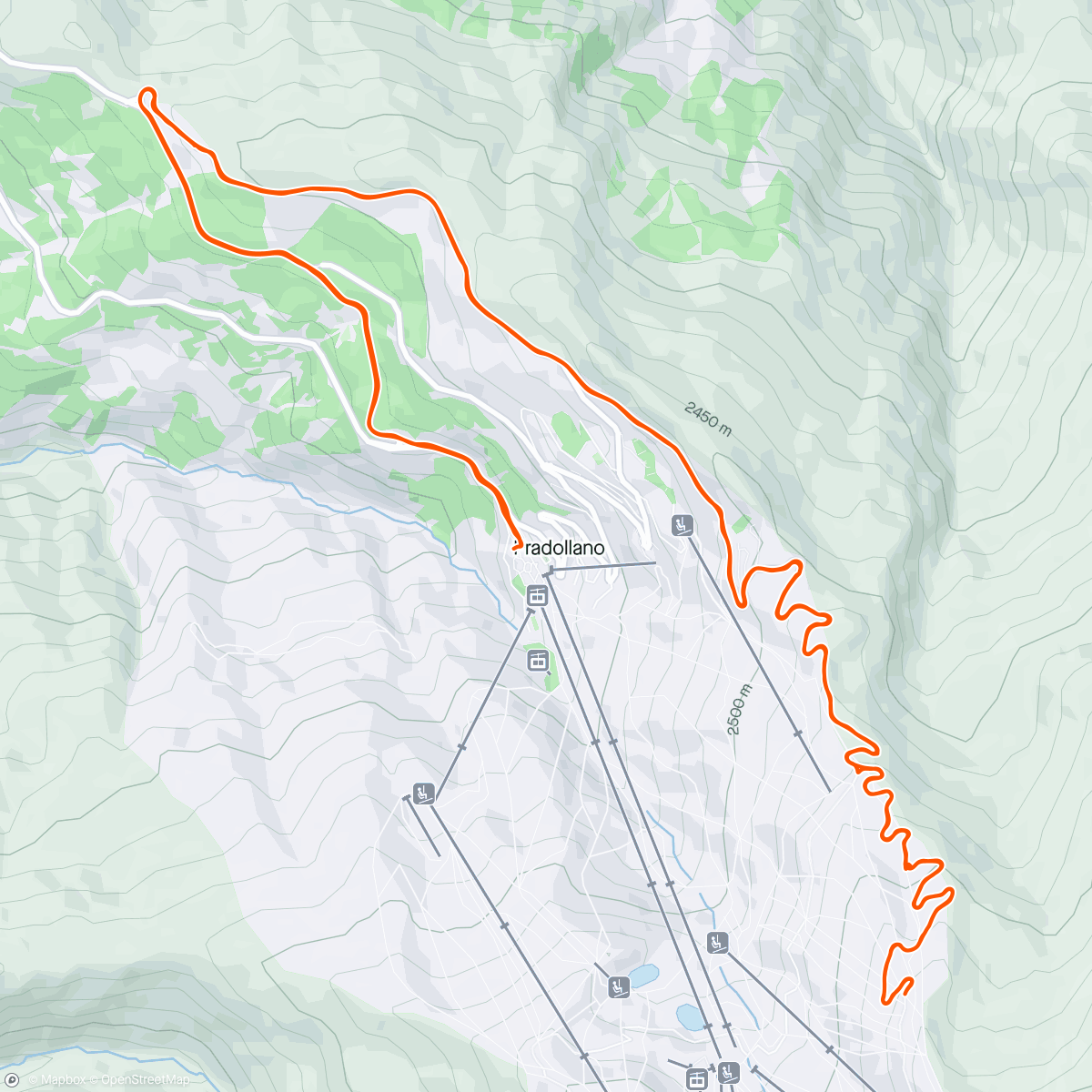 Map of the activity, Up and up