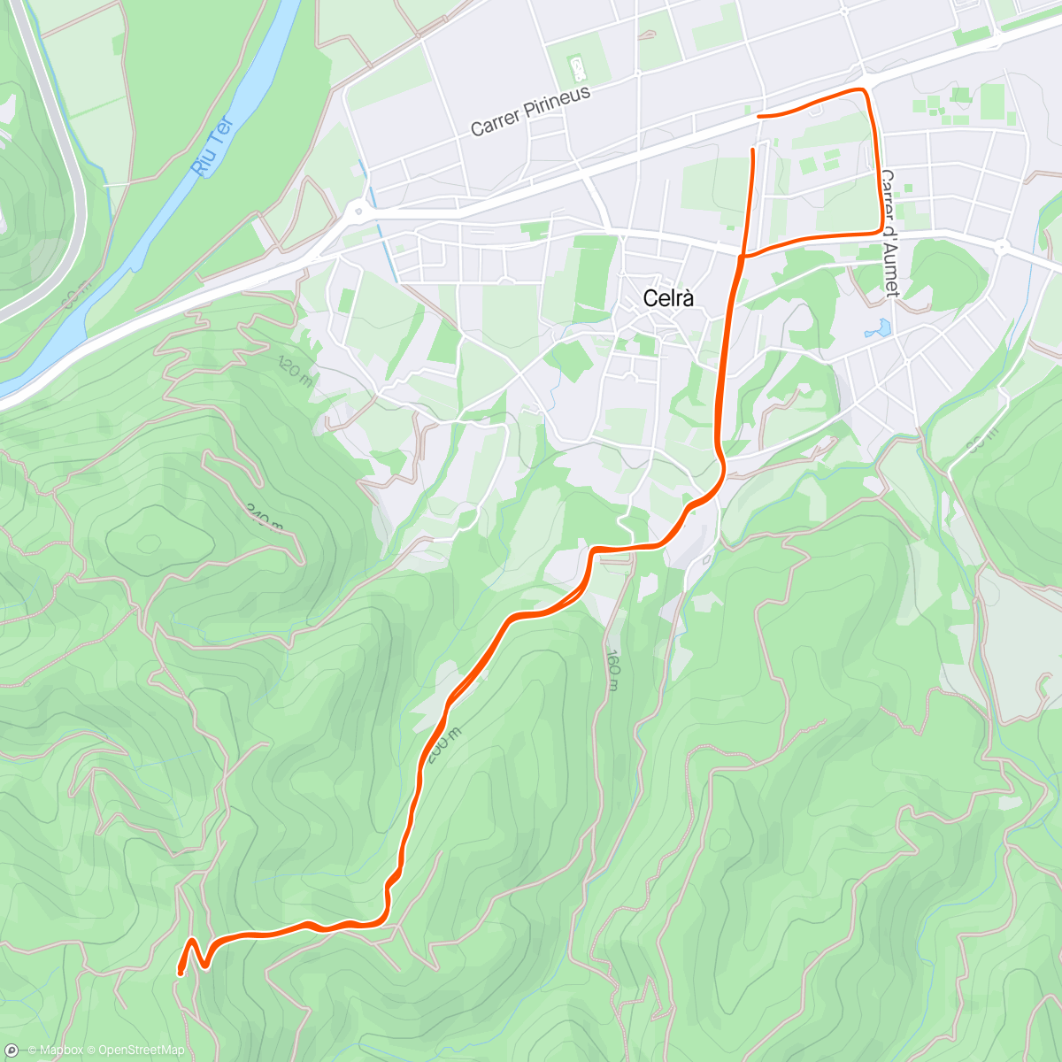Map of the activity, S.N. 37 /2024 -- ✔️Nou Repte:
 Pujades  Sant Miquel❓🏃🏛️