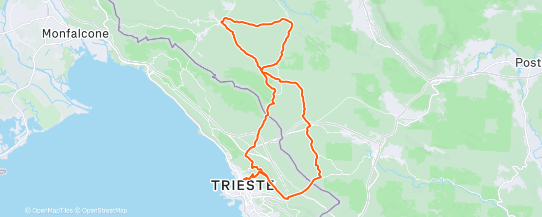 Map of the activity, Morning Ride