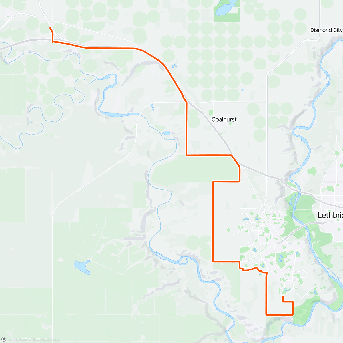 Map of the activity, Butt in the Saddle Gravel Ride