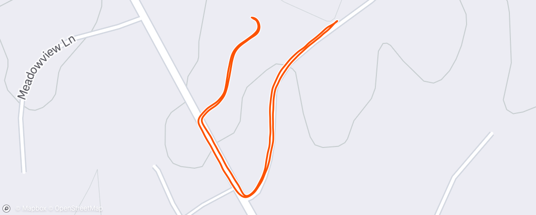 Map of the activity, Night Run