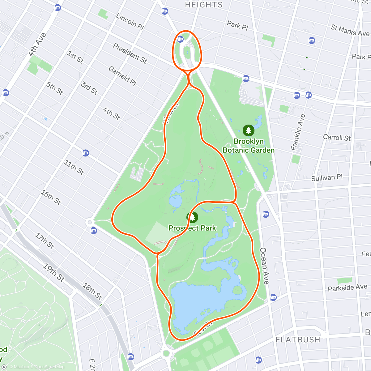 Mappa dell'attività Zwift - : (HT) 30/15 on Toefield Tornado in New York