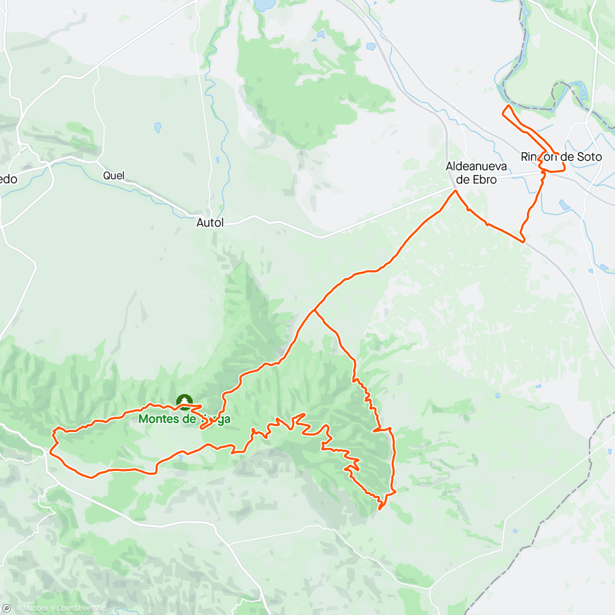 Map of the activity, Gravela Graver Race