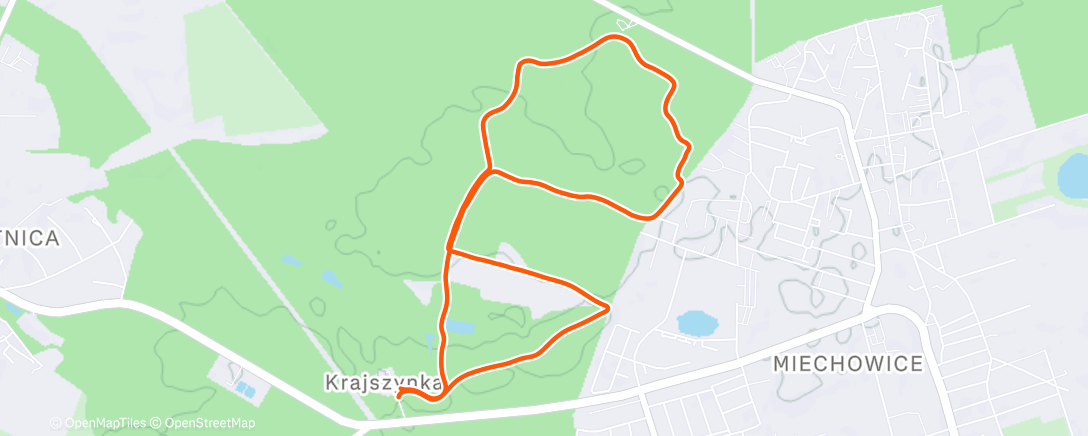 Map of the activity, Lunch Walk