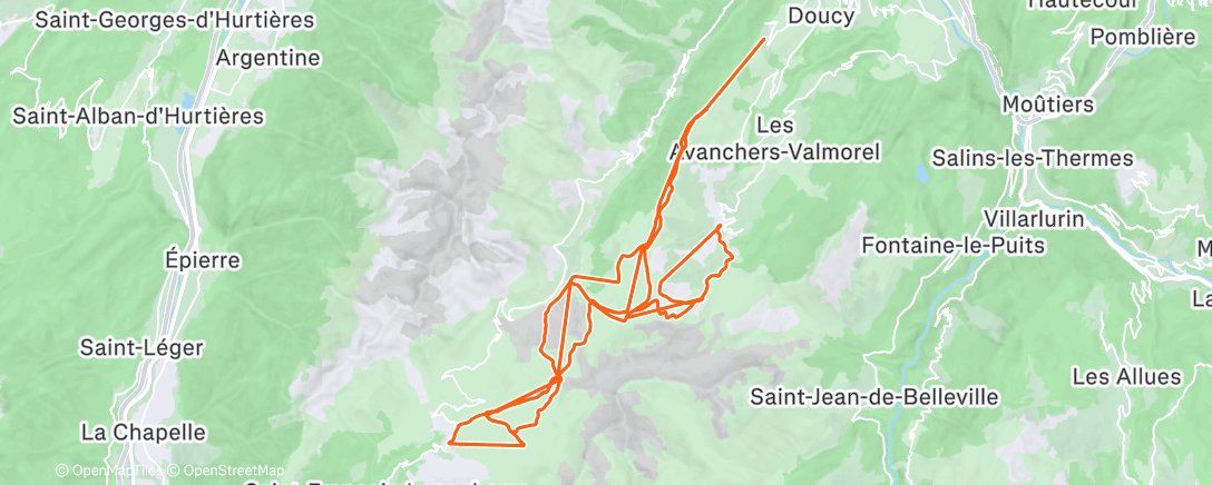 Карта физической активности (New Year Skiing 2026: Day 4)