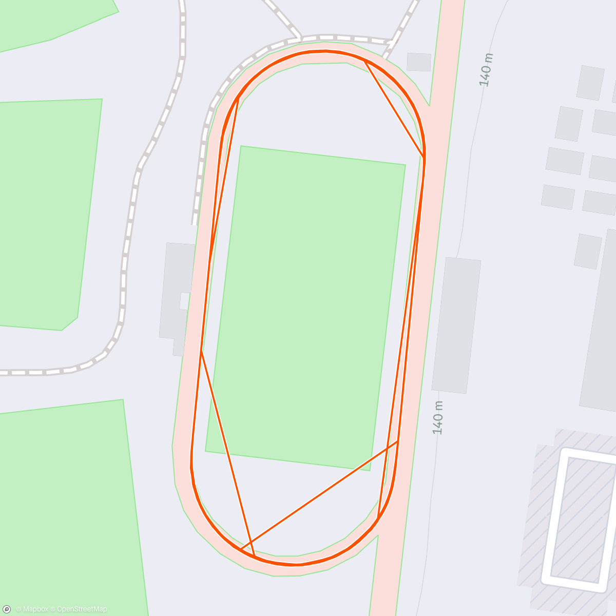 Map of the activity, Morning Run