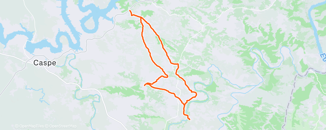Map of the activity, Valls de les Cases, Cotxó, La Figuera i Espartell