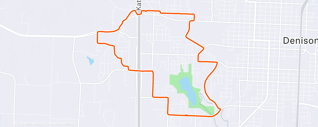 Карта физической активности (Morning Run)