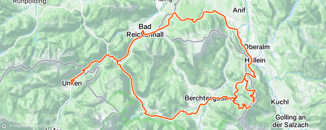 Map of the activity, Fahrt am Morgen
