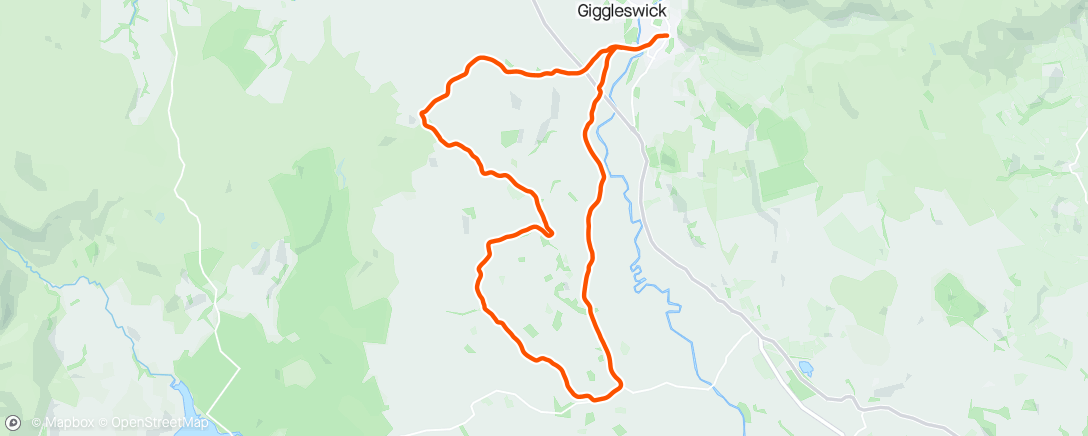 Map of the activity, I'm back ! Short ride to ease myself back in