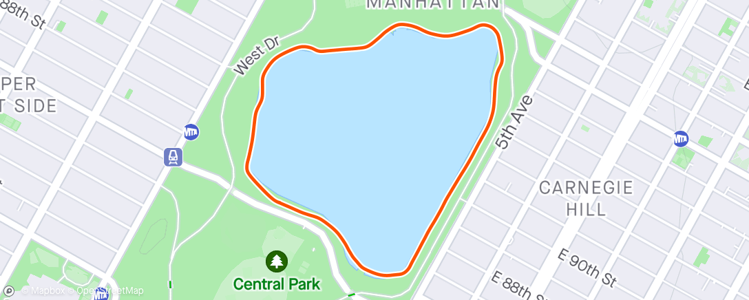 Map of the activity, Zwift - Short & Sharp in New York