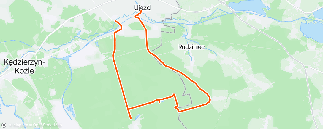 Mapa da atividade, Afternoon Ride