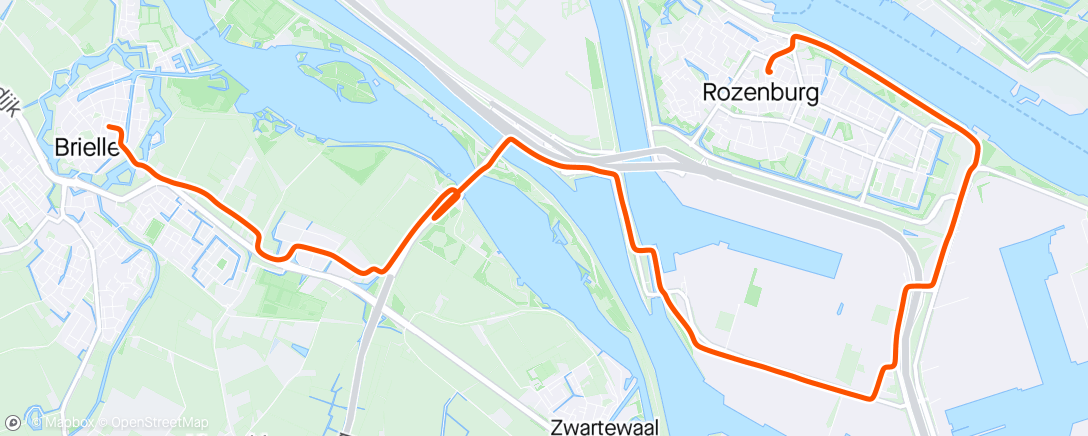 Map of the activity, Afternoon Ride 🌧️