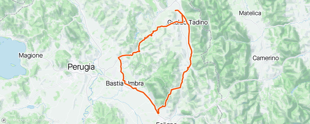 Map of the activity, GF San Pellegrino