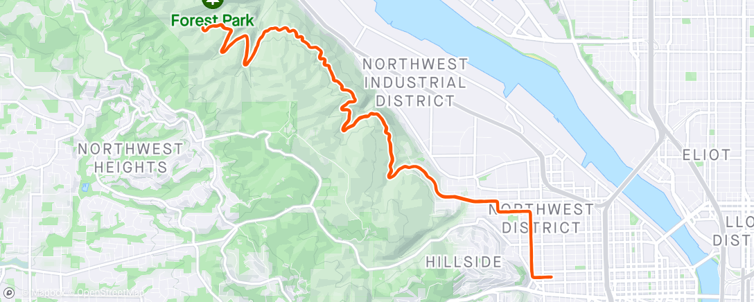 Map of the activity, Little morning loop with Seegs