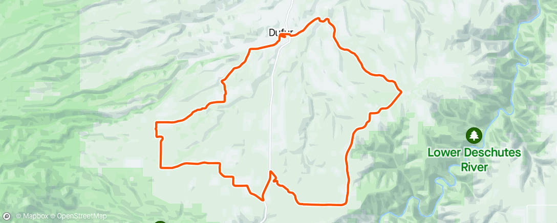 Map of the activity, 2024-04-28 Gorge Gravel Grinder
