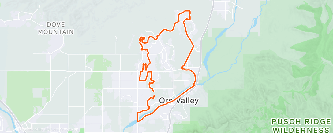 Map of the activity, Saturday