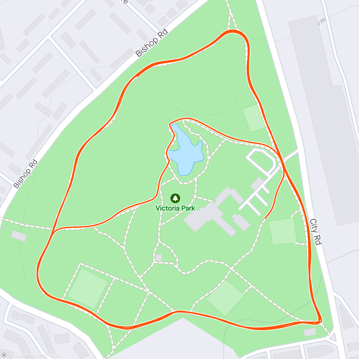 Map of the activity, St Helens Parkrun (27 minute pacer)