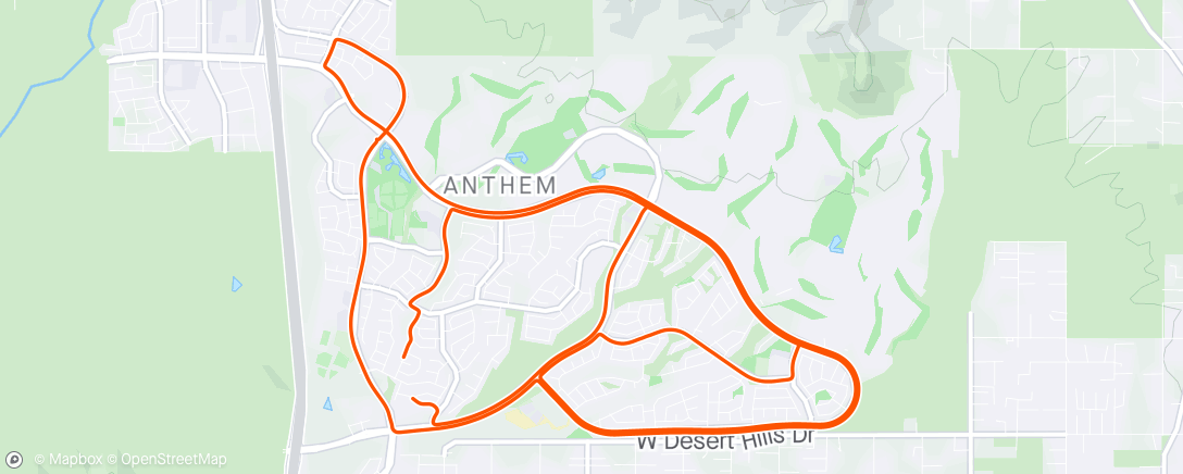 Map of the activity, Morning Ride