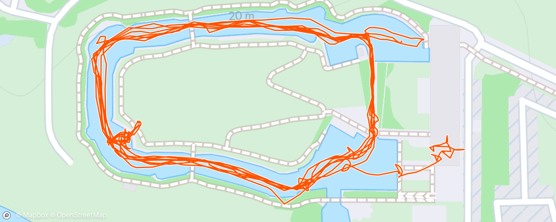 Map of the activity, Whitewater Raft Guiding