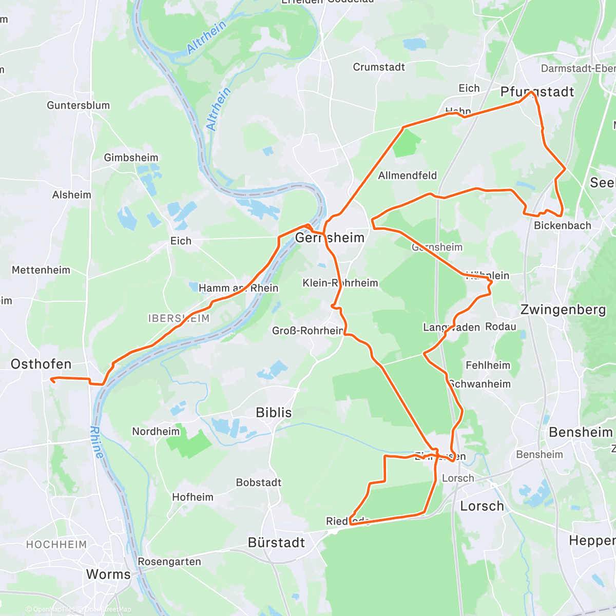 Map of the activity, Einrollen 3