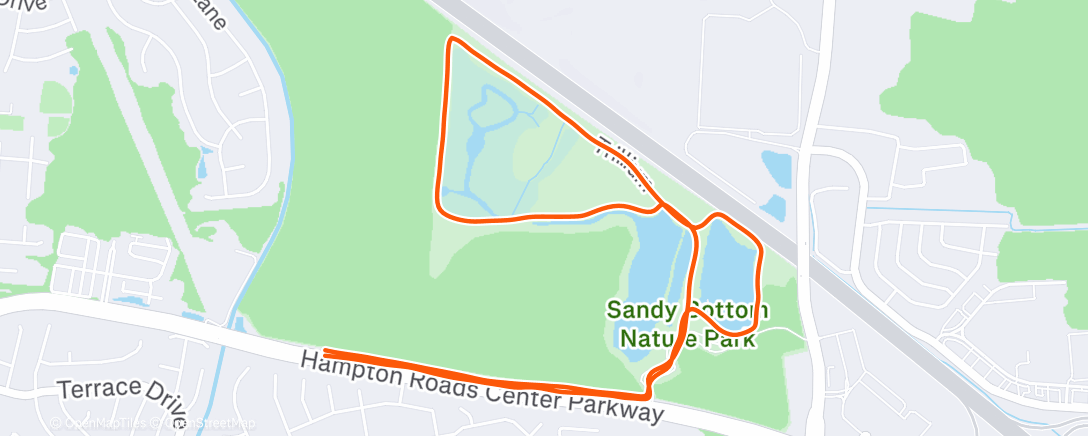 Mapa de la actividad, Lunch Run