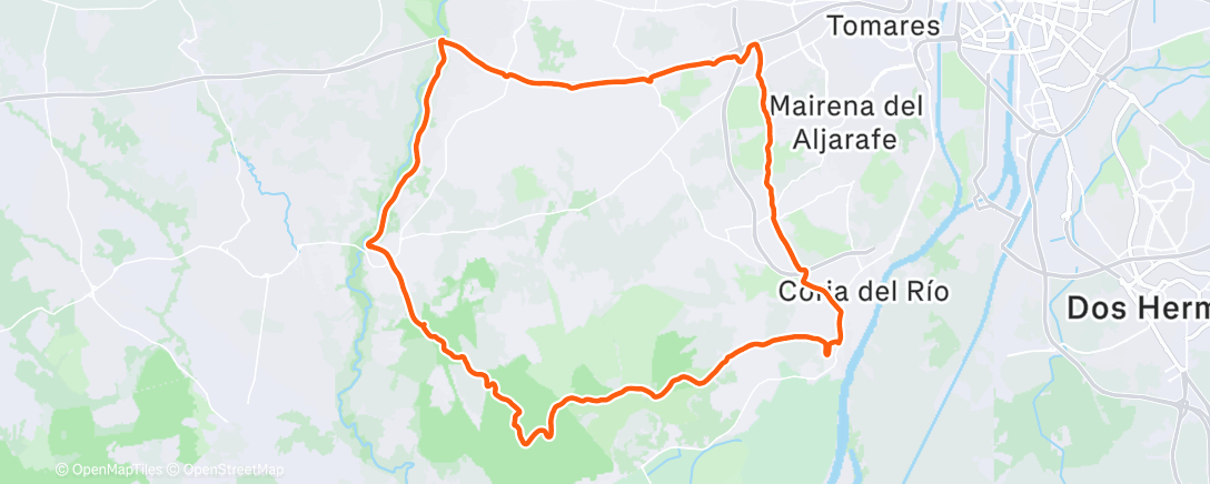 Карта физической активности (Salida con los GravelQuiviR)