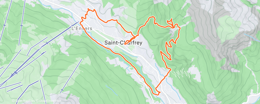Map of the activity, Trail de Noël 👶🏻✝️