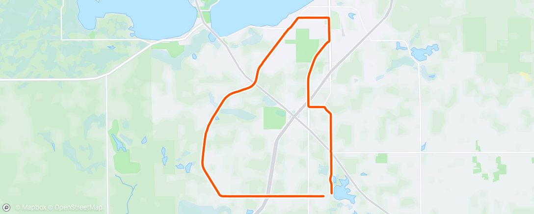 Map of the activity, Eric/Road bike shakedown