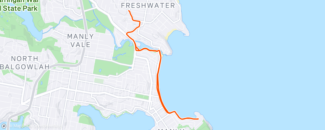 Map of the activity, Morning Run with Milly 🐩