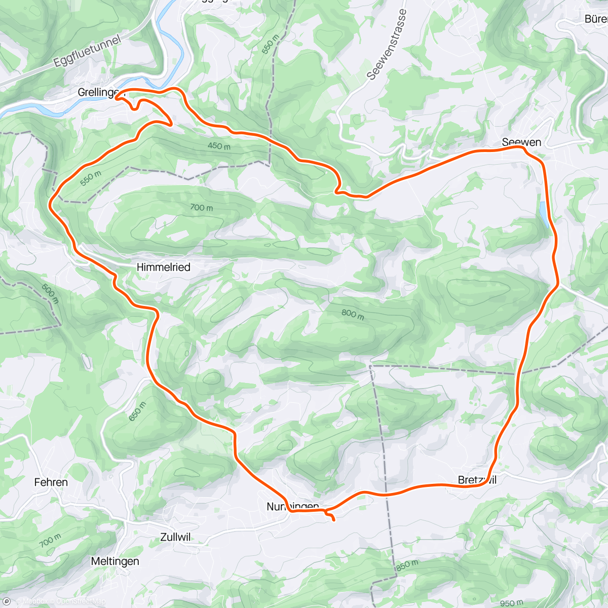 Map of the activity, Abendrunde 🚴‍♂️