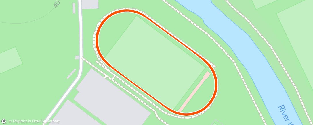 Map of the activity, Striders Saw Track