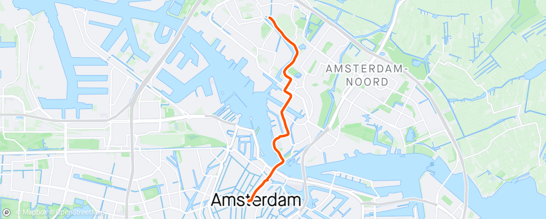 Map of the activity, Amsterdam