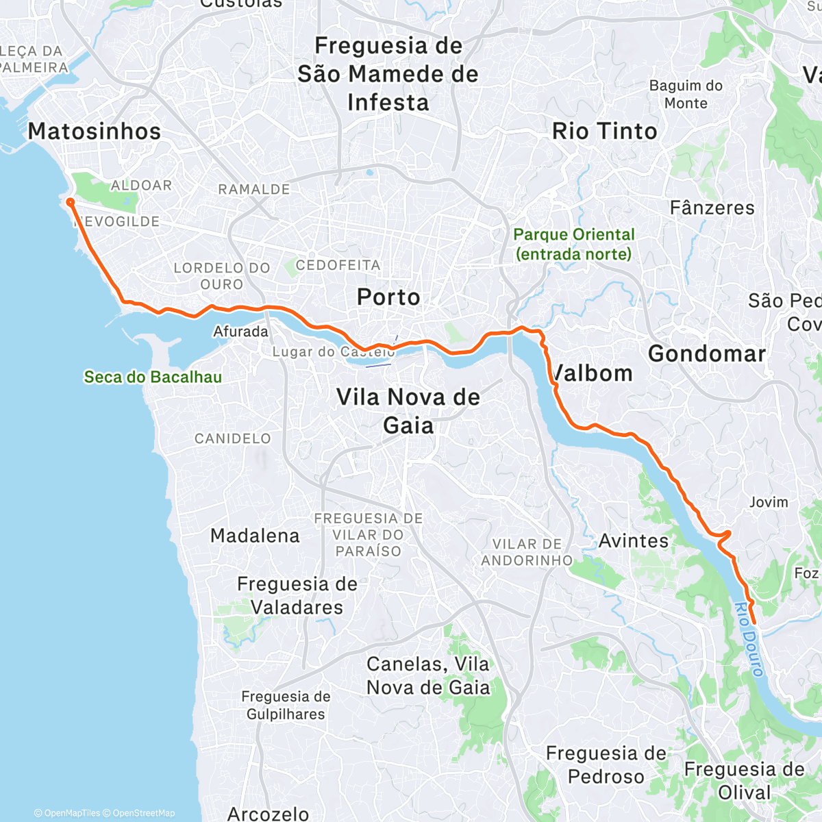 Map of the activity, ROUVY - Porto | Portugal