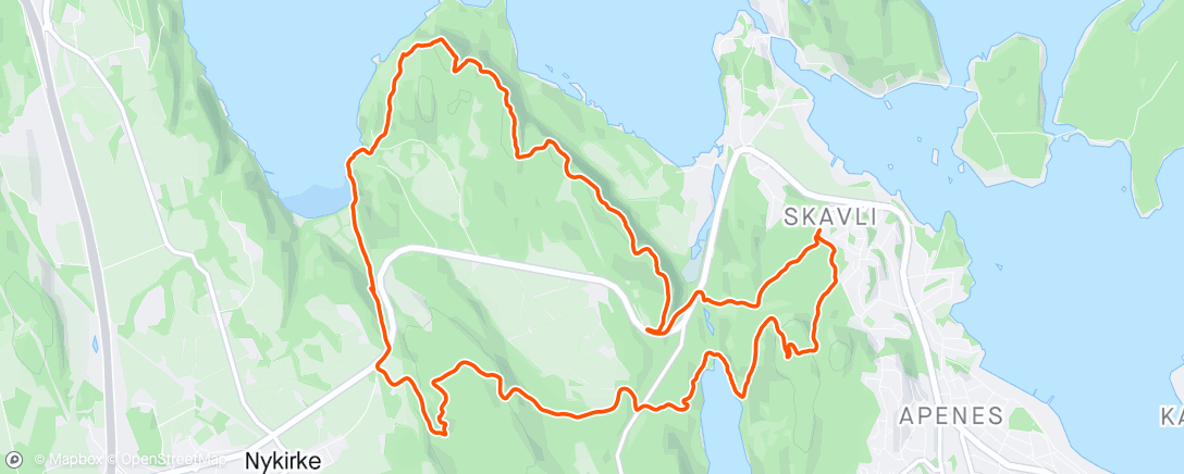 「Utsikten, skihytta, Skånis og Slettis」活動的地圖